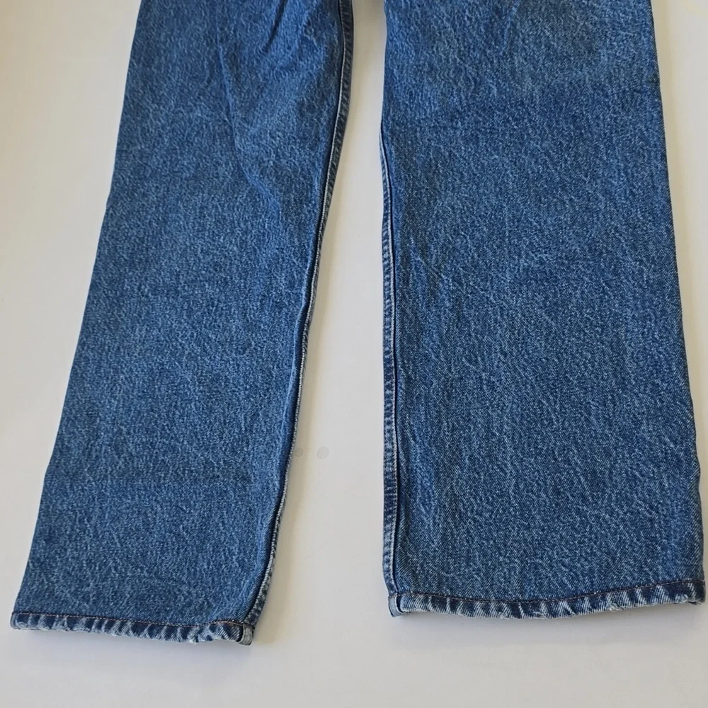 Re/Done Deep Blue Straight Jeans